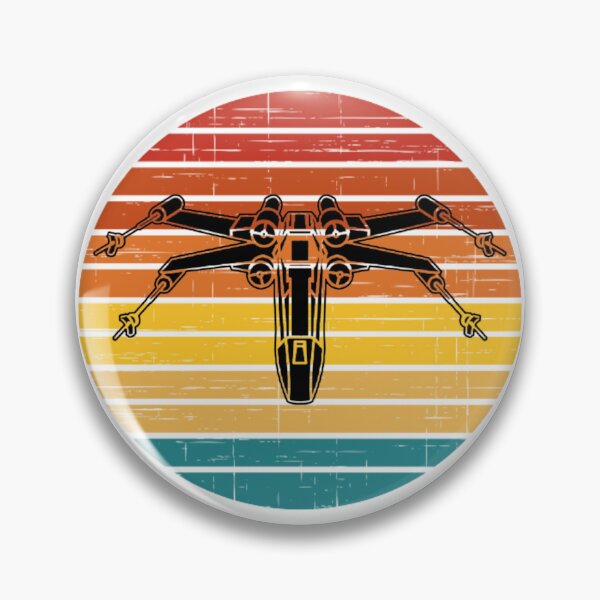 Item preview, X-Wing retro Setting sun designed and sold by BarracksWear.