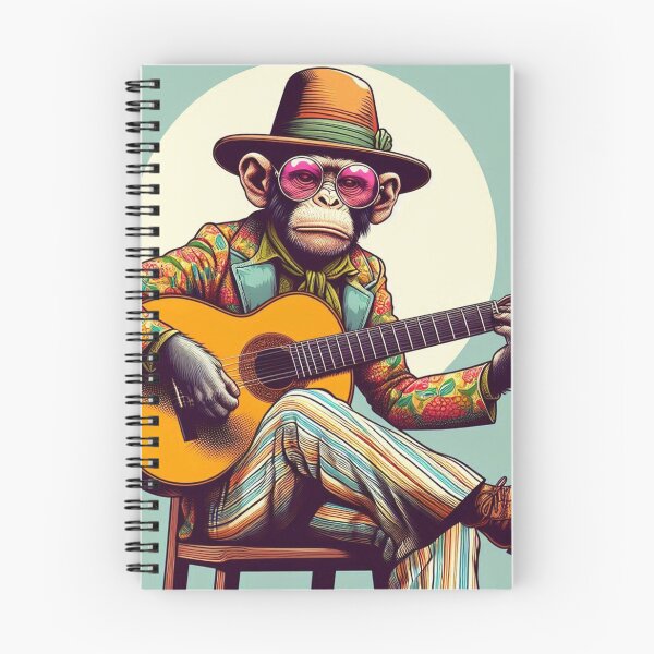 Item preview, Monkey guitar playing designed and sold by Dogandesighn.