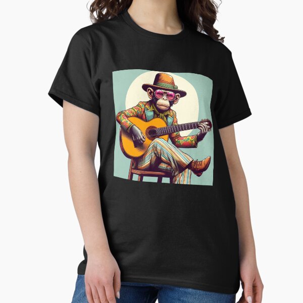 Item preview, Monkey guitar playing designed and sold by Dogandesighn.