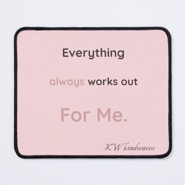 Item preview, Lucky Girl Mantra – Everything Always Works Out for Me Affirmation designed and sold by KWkindwaves.
