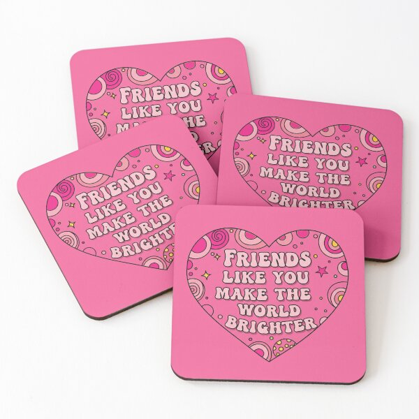 Item preview, Friends Like You Make The World Brighter Heart designed and sold by Owcomm.