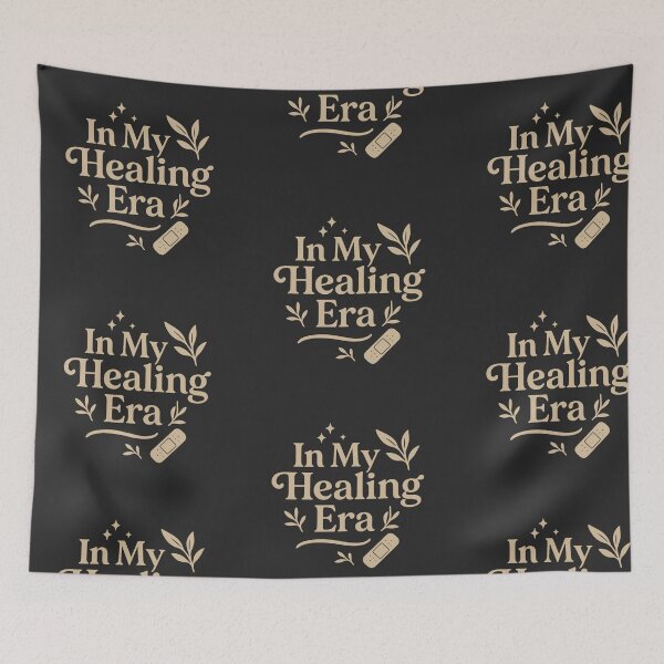 Item preview, In My Healing Era – Emotional Wellness & Self-Care Design designed and sold by astersgraphics.
