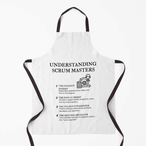 Item preview, Understanding Scrum Masters – Funny Agile Ritual Definitions designed and sold by PsyFlow35.