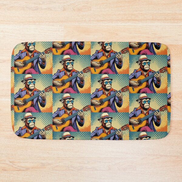 Item preview, Monkey guitar playing designed and sold by Dogandesighn.
