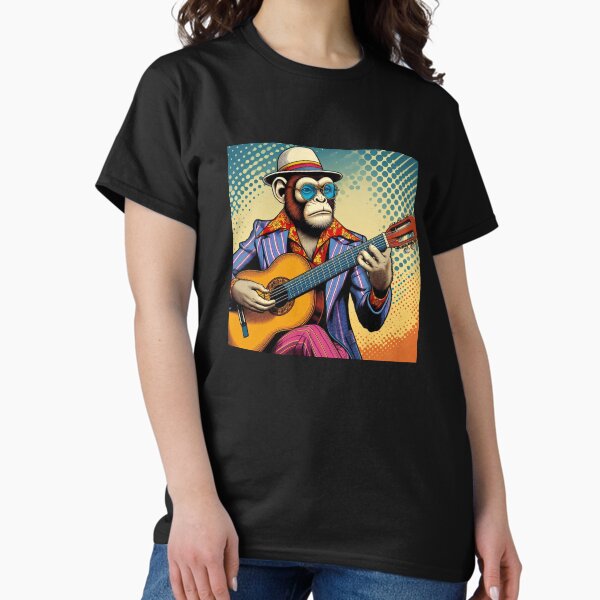 Item preview, Monkey guitar playing designed and sold by Dogandesighn.