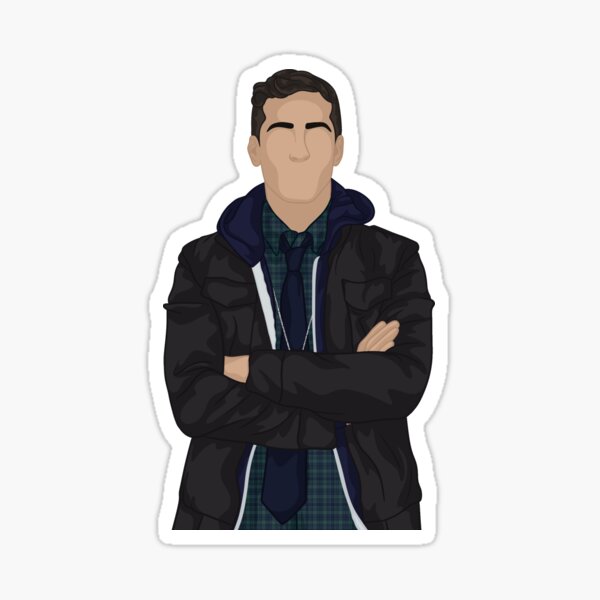Vista previa del artículo con la obra «Jake Peralta | B99», diseñado y vendido por icantdrawfaces.