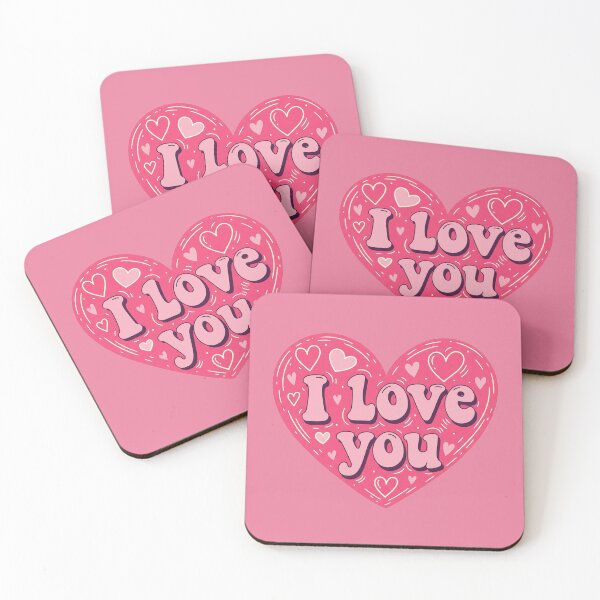 Item preview, I Love You Heart Pink designed and sold by Owcomm.