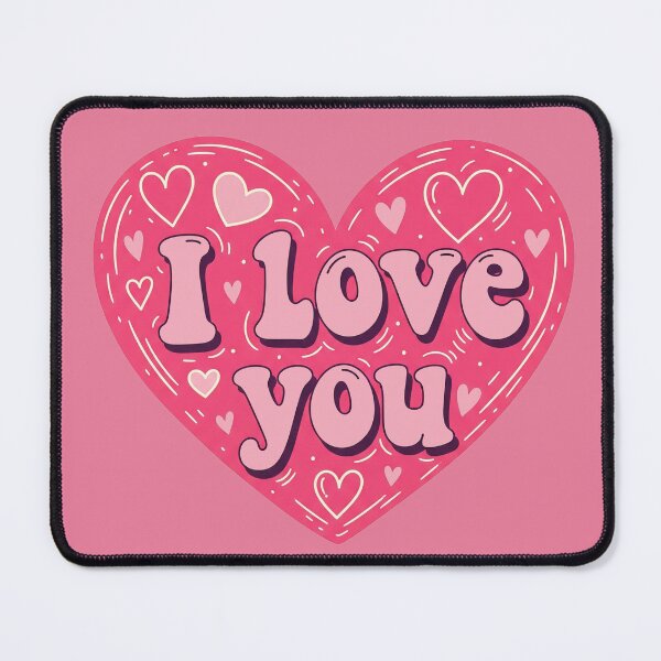 Item preview, I Love You Heart Pink designed and sold by Owcomm.