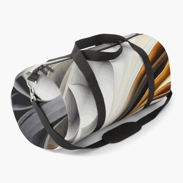 Item preview, Abstract Spiral  Silver White Gold Fibonacci Art 83 designed and sold by Vicky Brago-Mitchell®.