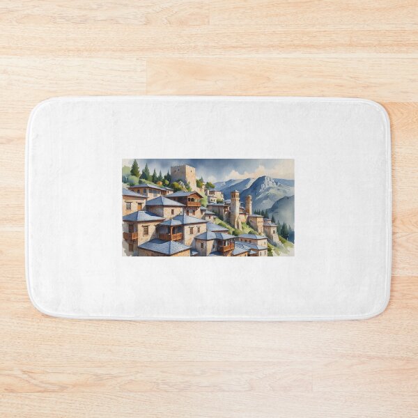 Item preview, Gjirokastër, Albania – Artistic design of a historic Balkan city designed and sold by StormArte.