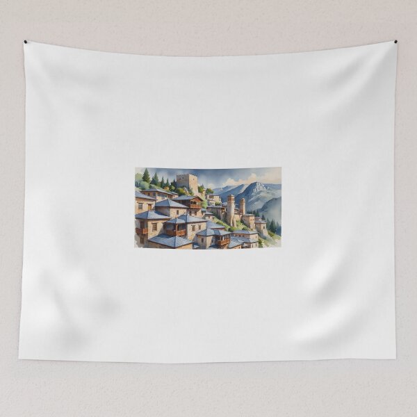 Item preview, Gjirokastër, Albania – Artistic design of a historic Balkan city designed and sold by StormArte.