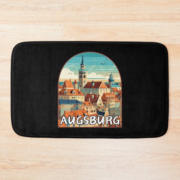 Item preview, Augsburg in Bavaria, Germany Art Travel Landscape Emblem designed and sold by MaateoDesign.