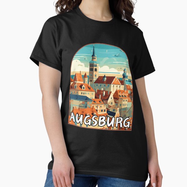 Item preview, Augsburg in Bavaria, Germany Art Travel Landscape Emblem designed and sold by MaateoDesign.