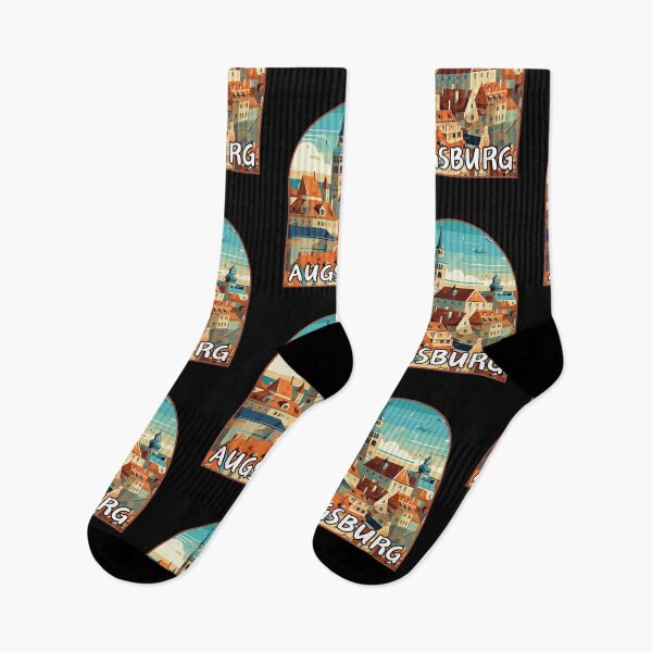 Item preview, Augsburg in Bavaria, Germany Art Travel Landscape Emblem designed and sold by MaateoDesign.