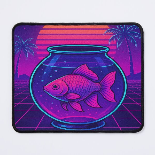 Item preview, Vaporwave fish designed and sold by Mood Twist.