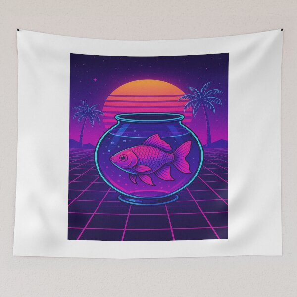 Item preview, Peces de ondas de vapor designed and sold by Mood Twist.