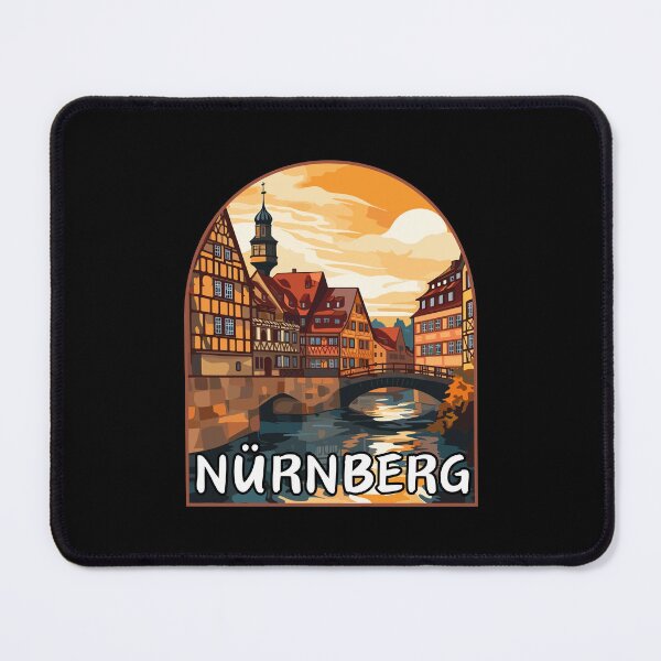 Item preview, Nürnberg in Bavaria, Germany Art Travel Landscape Emblem designed and sold by MaateoDesign.