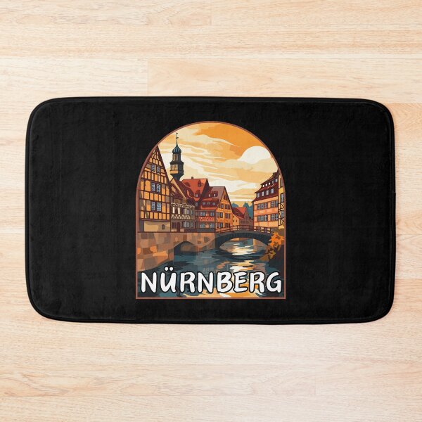 Item preview, Nürnberg in Bavaria, Germany Art Travel Landscape Emblem designed and sold by MaateoDesign.