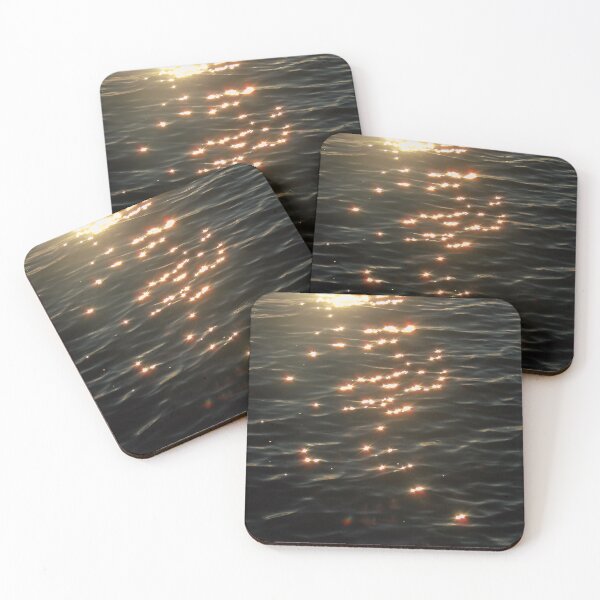 Item preview, Water sparkling from sunset  designed and sold by leah-b-photo.