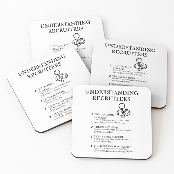 Item preview, UNDERSTANDING RECRUITERS – Funny Talent Acquisition Life Definitions designed and sold by PsyFlow35.