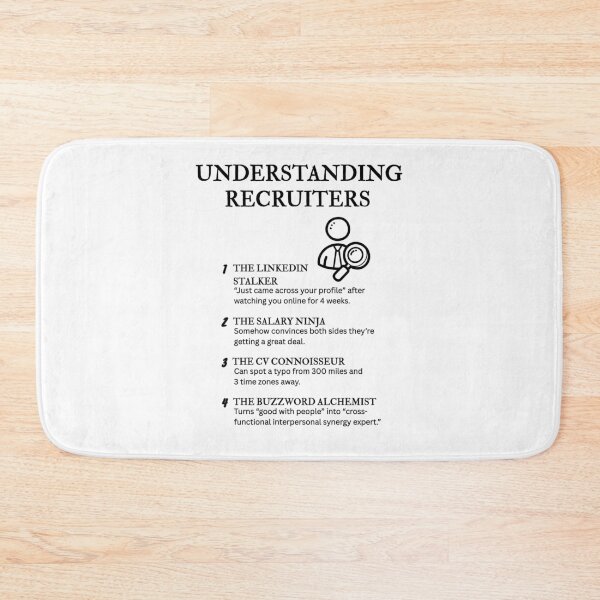 Item preview, UNDERSTANDING RECRUITERS – Funny Talent Acquisition Life Definitions designed and sold by PsyFlow35.