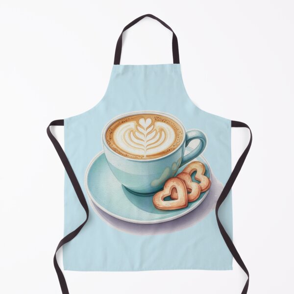 Item preview, Love coffee with heart shaped cookies and foam designed and sold by Zela.