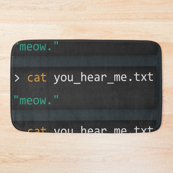 Item preview, cat you_hear_me.txt designed and sold by trexxak.