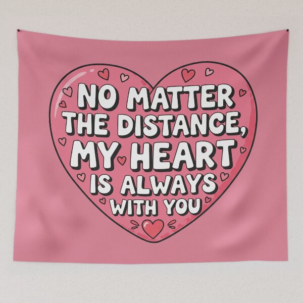 Item preview, No Matter The Distance My Heart Is Always With You Heart designed and sold by Owcomm.