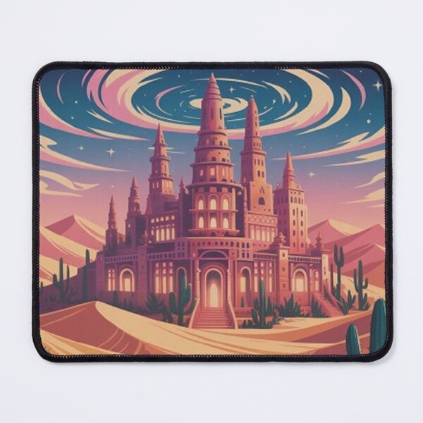 Item preview, Mystical city in the desert among the dunes. designed and sold by Lilashakti ⭐️ ⭐️ ⭐️ ⭐️ ⭐️.