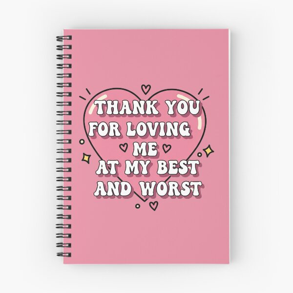 Item preview, Thank You For Loving Me At My Best And Worst Heart designed and sold by Owcomm.