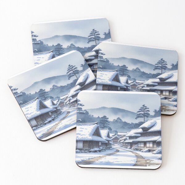 Item preview, Shirakawa-go, Japón – Paisaje nevado con calma japonesa designed and sold by StormArte.