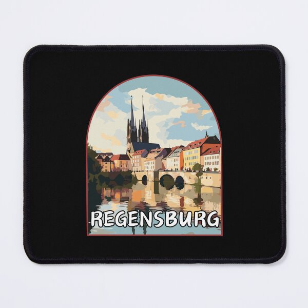 Item preview, Regensburg in Bavaria, Germany Art Travel Landscape Emblem designed and sold by MaateoDesign.
