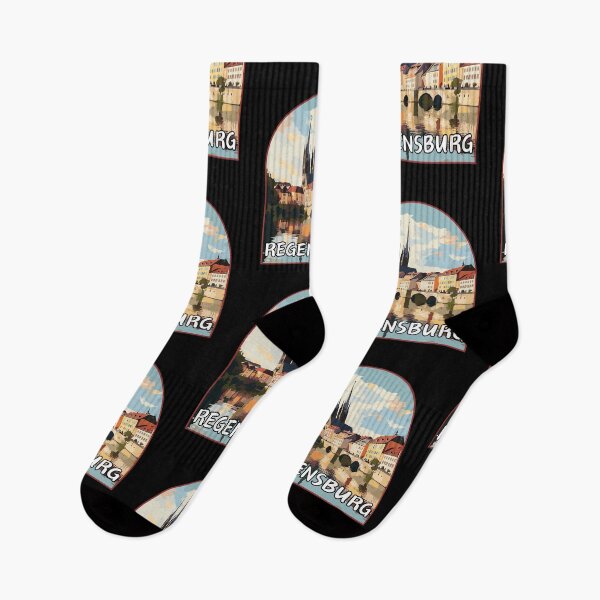 Item preview, Regensburg in Bavaria, Germany Art Travel Landscape Emblem designed and sold by MaateoDesign.