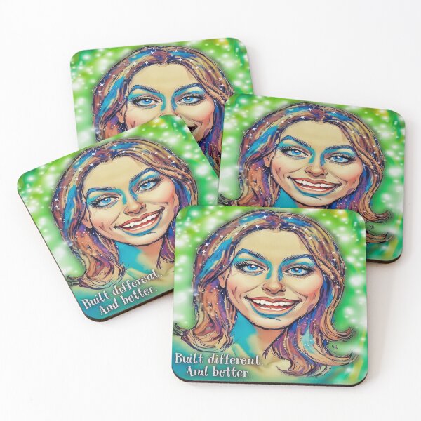 Item preview, Built Different And Better Pop Art Portrait designed and sold by gleefulme.
