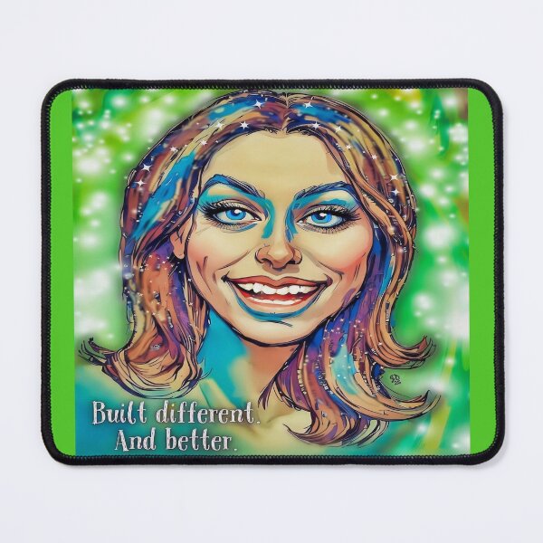 Item preview, Built Different And Better Pop Art Portrait designed and sold by gleefulme.