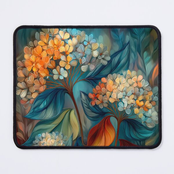 Item preview, Radiant Hydrangea Bloom, Abstract Fantasy Floral Art designed and sold by MargaretWiktor.