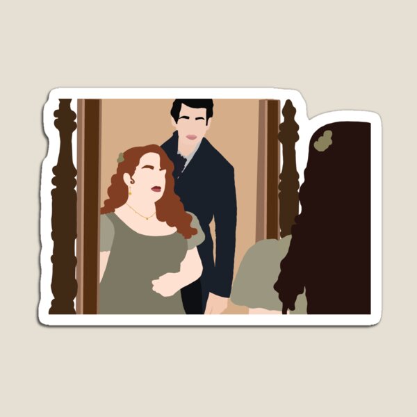 Aperçu de l'œuvre Bridgerton - Pénélope et Colin créée et vendue par Bingeartstudio.