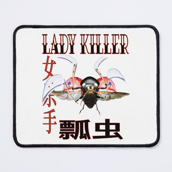 Item preview, Lady Killer, Depiction of Lady Bug with Kung Fu Weapons designed and sold by picaflorstore.
