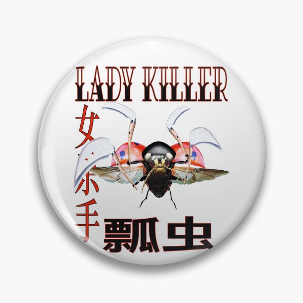 Item preview, Lady Killer, Depiction of Lady Bug with Kung Fu Weapons designed and sold by picaflorstore.