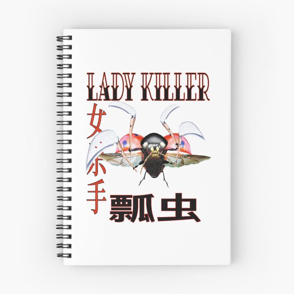 Item preview, Lady Killer, Depiction of Lady Bug with Kung Fu Weapons designed and sold by picaflorstore.
