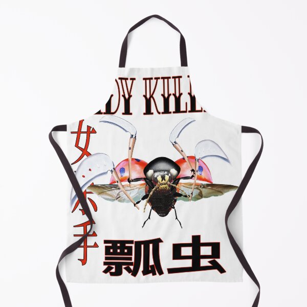 Item preview, Lady Killer, Depiction of Lady Bug with Kung Fu Weapons designed and sold by picaflorstore.