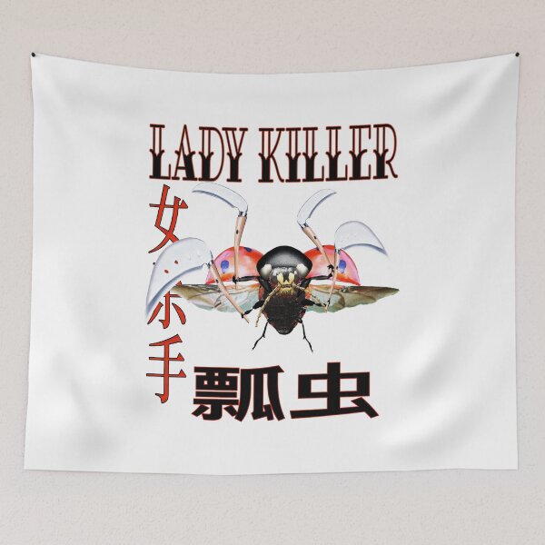 Item preview, Lady Killer, Depiction of Lady Bug with Kung Fu Weapons designed and sold by picaflorstore.