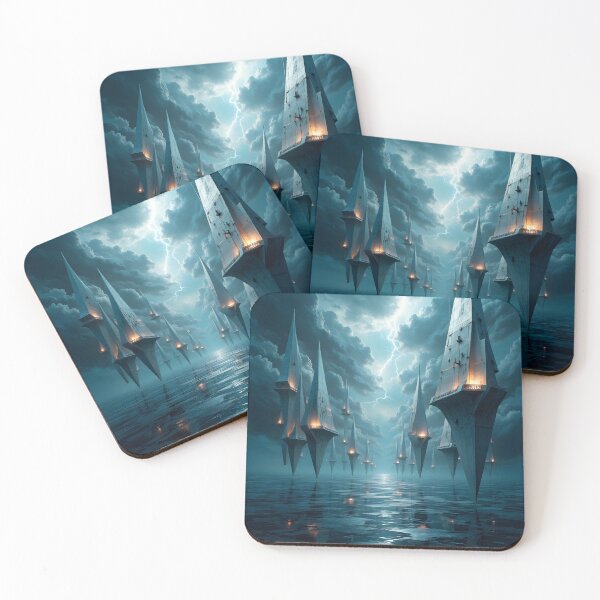 Item preview, Floating Citadels of the Storm designed and sold by oanaunciuleanu.
