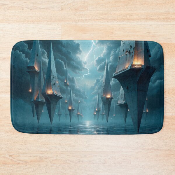 Item preview, Floating Citadels of the Storm designed and sold by oanaunciuleanu.