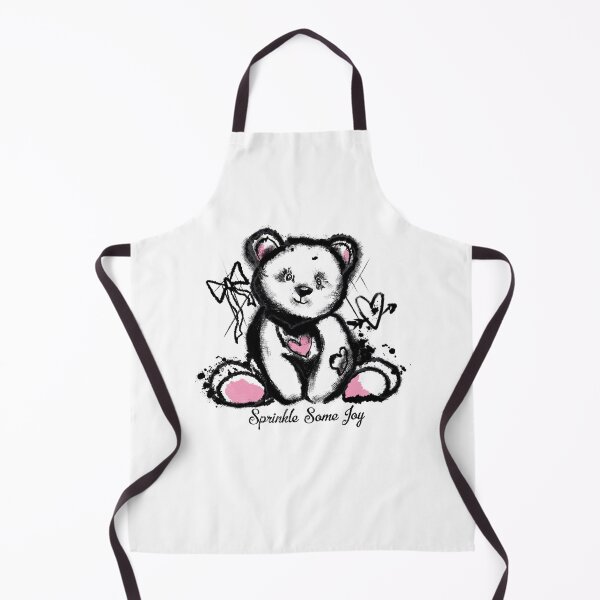 Item preview, Sprinkle Some Joy – Cute Sketch Teddy Bear Illustration designed and sold by LunariaPatterns.