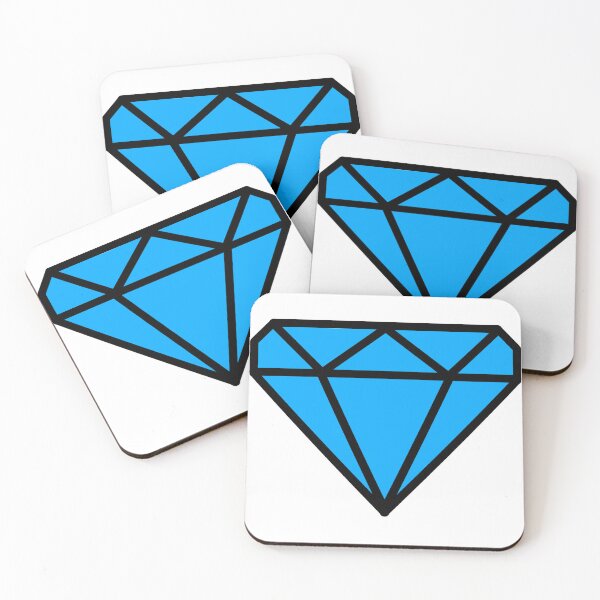 Item preview, Blue simple diamond designed and sold by IzzyMusique.