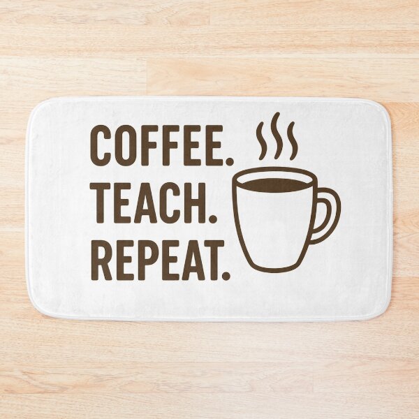 Item preview, Copy of Coffee Teach Repeat – Teacher Life Design designed and sold by nivadaofficiel2.