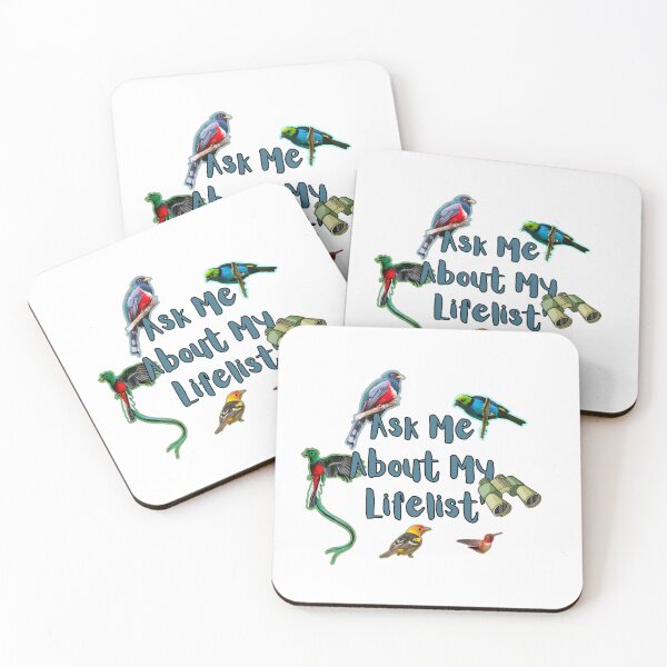 Item preview, Ask Me About My Lifelist Birding Bird Lovers and Birdwatchers in Central America designed and sold by Alvaro-Miranda.