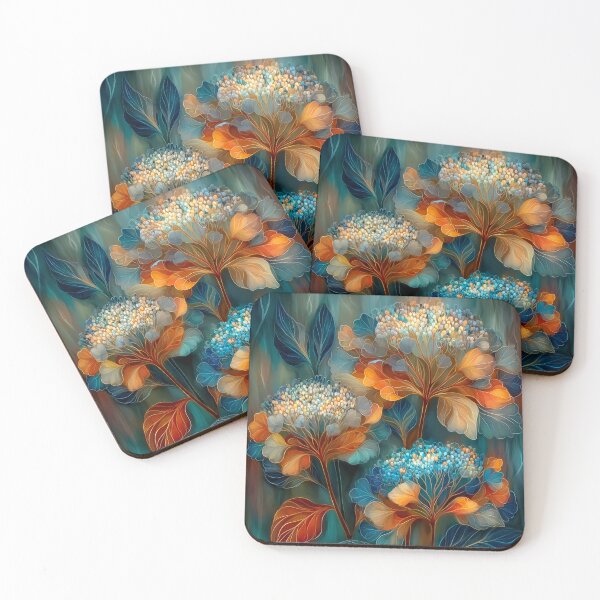 Item preview,  Radiant Hydrangea Bloom, Abstract Fantasy Floral Art designed and sold by MargaretWiktor.
