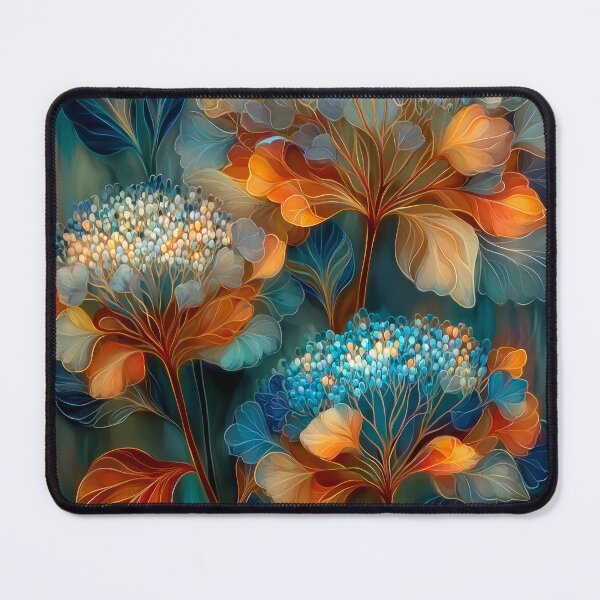 Item preview, Radiant Hydrangea Bloom, Abstract Fantasy Floral Art designed and sold by MargaretWiktor.